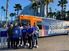 Group photo Dodger Stadium Express